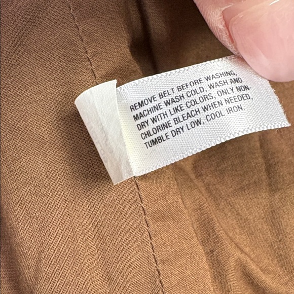 GAP Corduroy Belted Trench Coat – Women’s XL – Brown - Picture 8 of 11